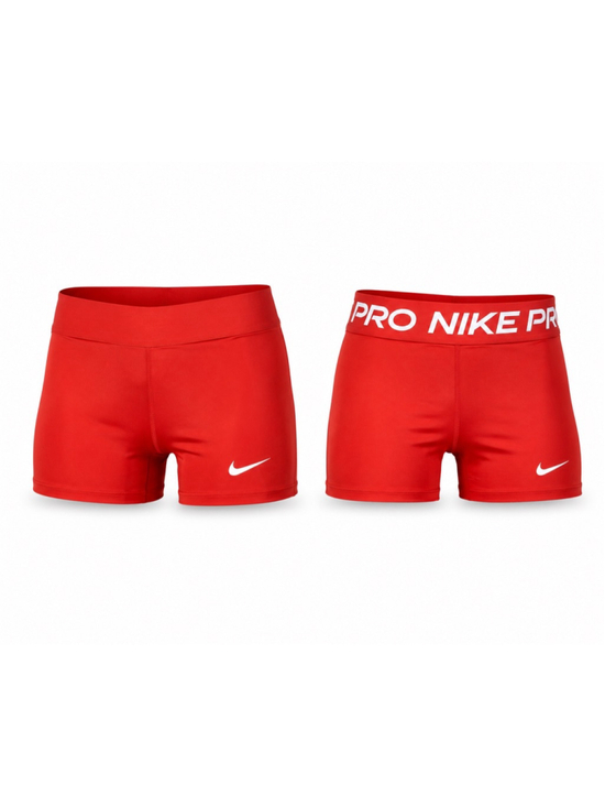 Nike Pants - Nike Pro Compression Shorts Lot of 2 Red Athletic Training Running Women Sz S